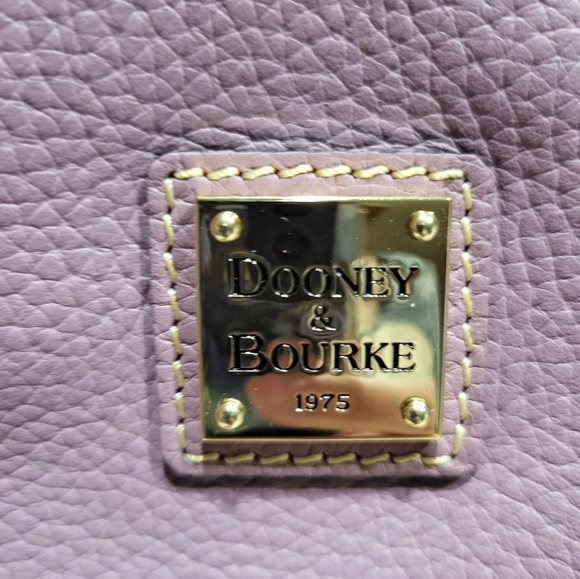 NWT Dooney and Bourke Mauve Pebble Leather Satchel - Picture 6 of 8